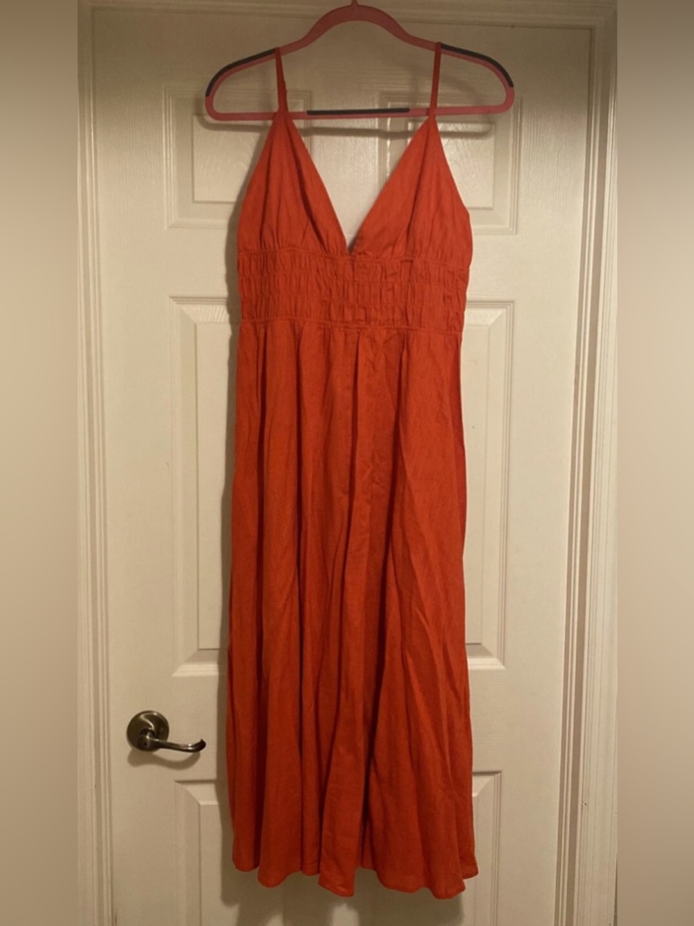MVN The Label Orange Lorella Dress Sz XL US 10